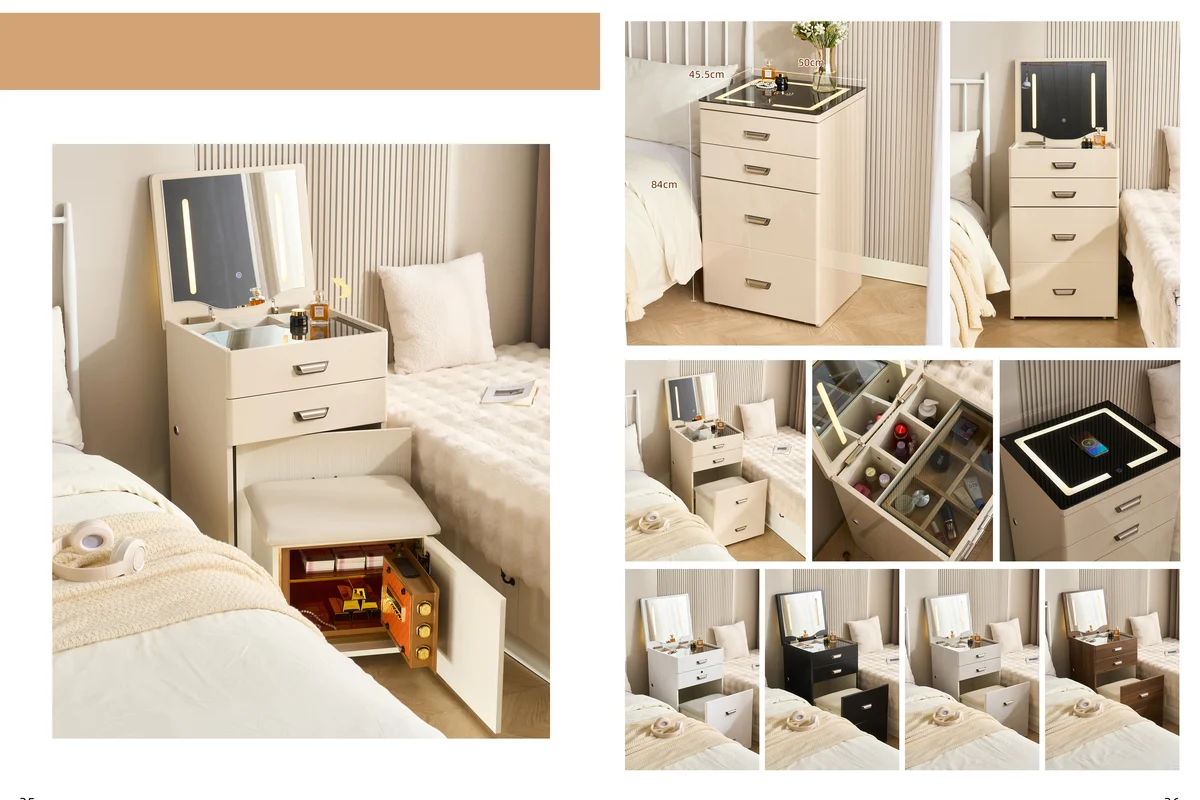 Modern Nightstand Finish Direction for OEM and Wholesale Buyers factory and sourcing reference