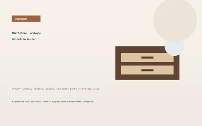 Nightstand Hardware Selection Guide