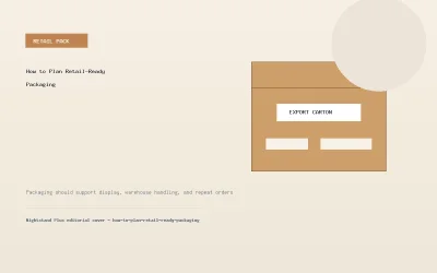 How to Plan Retail-Ready Nightstand Packaging