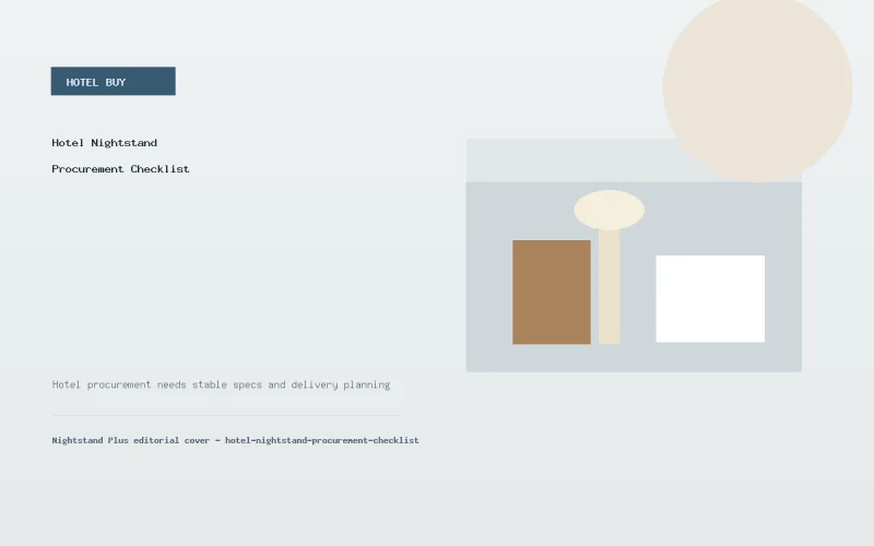 Hotel Nightstand Procurement Checklist