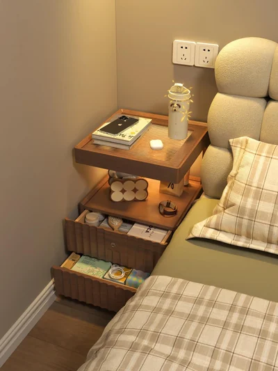 How to Balance Nightstand Size and Storage