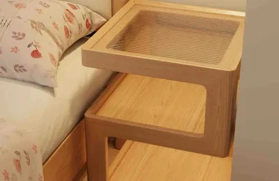 Equilibrar medidas, almacenamiento y carga de contenedor en mesitas de noche