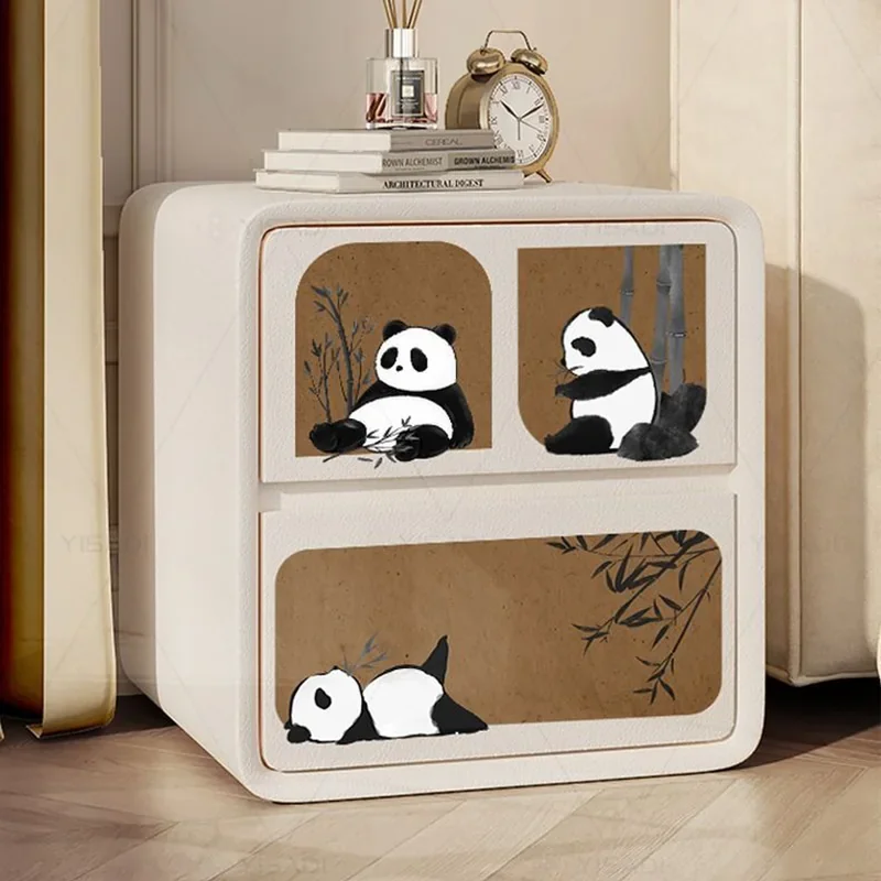 Panda Decorative Storage Nightstand ZG08