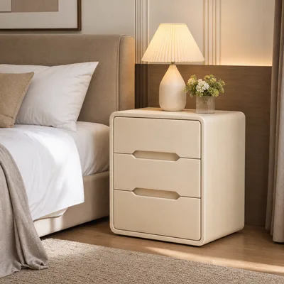 Modern Three-Drawer Nightstand XSC: Product Pick for Storage-Led Bedroom Lines
