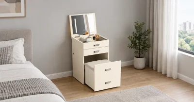 VC04 Flip-Top Vanity Nightstand: A Sample Review of Pull-Out Storage